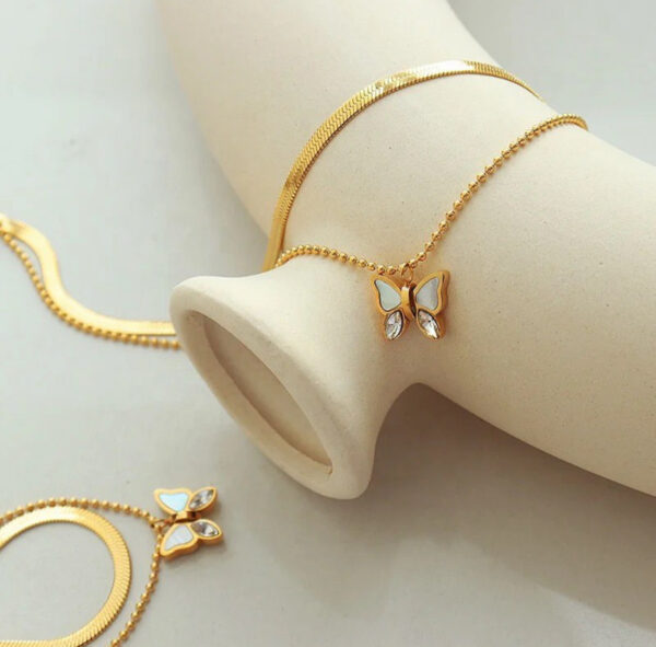 1425 Gold Plated Anklet - Image 8