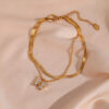 1425 Gold Plated Anklet
