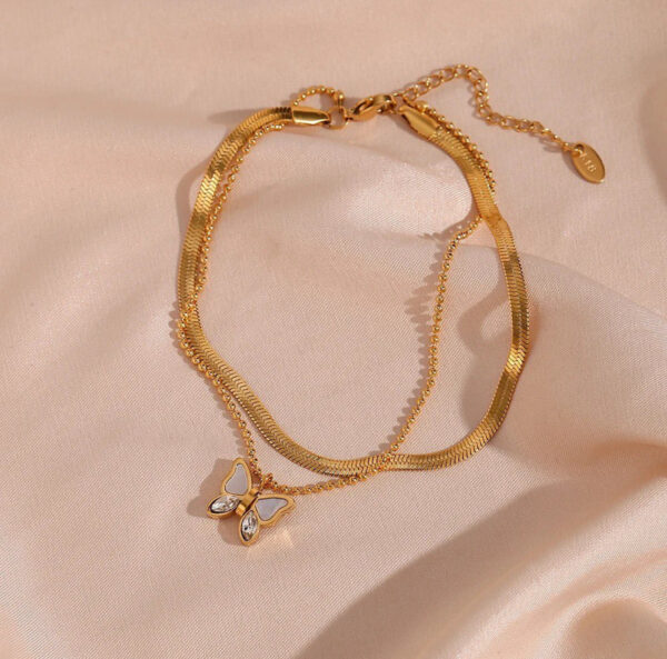 1425 Gold Plated Anklet - Image 10