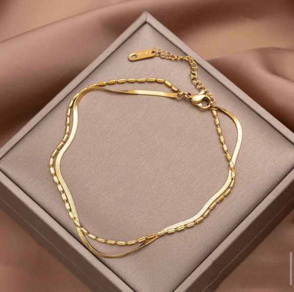 1428 Gold Plated Anklet