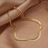 1428 Gold Plated Anklet