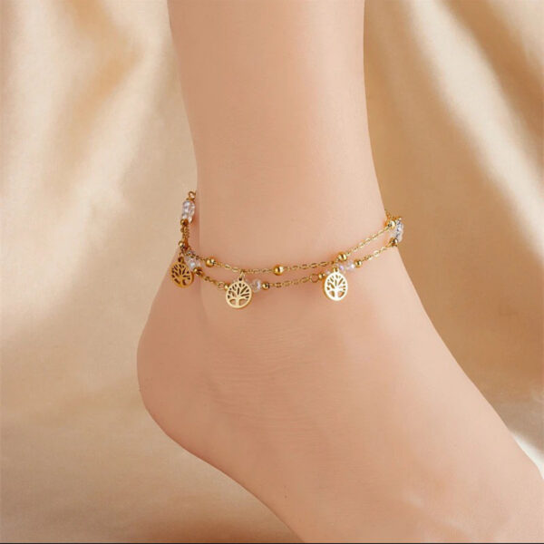 1430 Gold Plated Anklet - Image 2