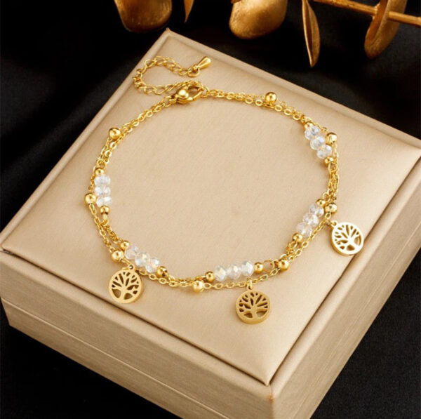 1430 Gold Plated Anklet - Image 3