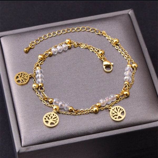 1430 Gold Plated Anklet - Image 4