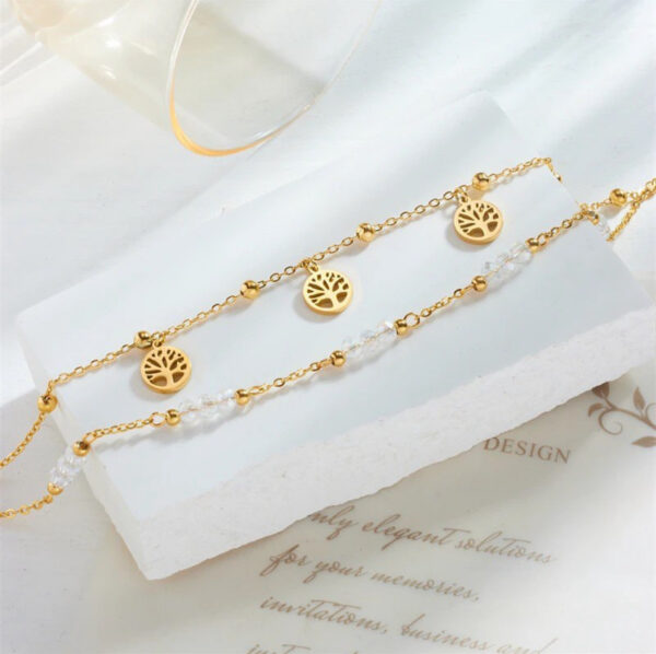 1430 Gold Plated Anklet - Image 7