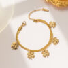1447 Gold Plated Anklet