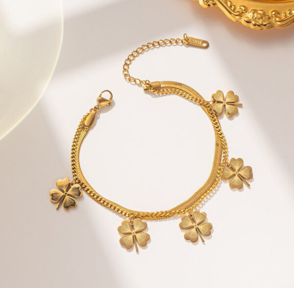 1447 Gold Plated Anklet - Image 2