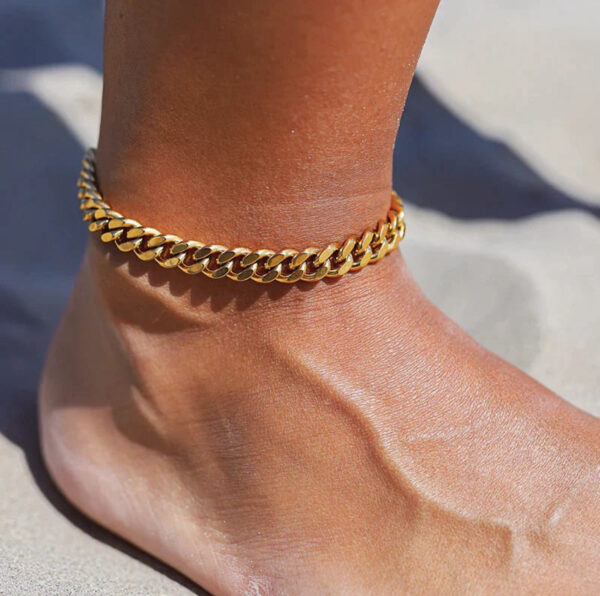 1448 Gold Plated Anklet