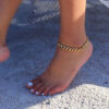 1448 Gold Plated Anklet