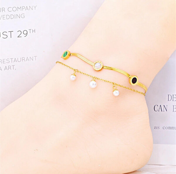 1449 Gold Plated Anklet