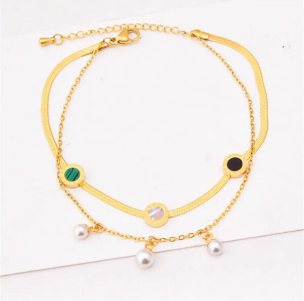 1449 Gold Plated Anklet - Image 2