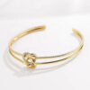 1468 Gold Plated Bangle