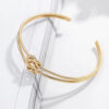 1468 Gold Plated Bangle