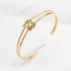 1468 Gold Plated Bangle