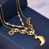 1461 Gold Plated Necklace