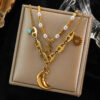 1461 Gold Plated Necklace