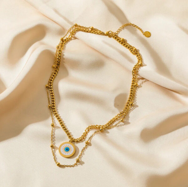 1456 Gold Plated Necklace - Image 9