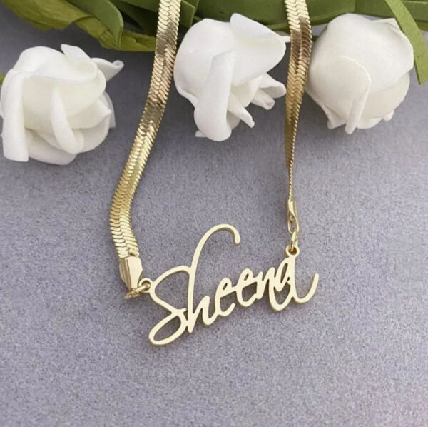 1475 Gold Plated Necklace - Image 3