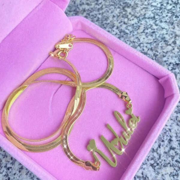 1475 Gold Plated Necklace - Image 7