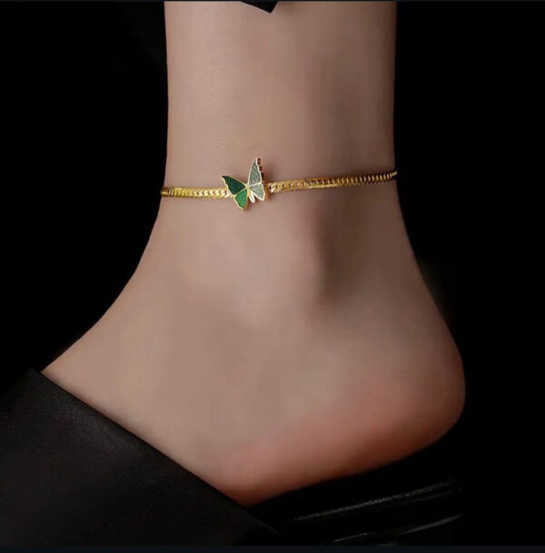 1383 Gold Plated Anklet - Image 4