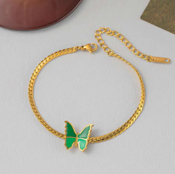 1383 Gold Plated Anklet - Image 7