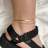 1385 Gold Plated Anklet