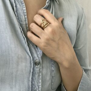 1437 Gold Plated Ring