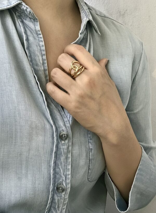 1437 Gold Plated Ring