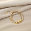 1418 Gold Plated Bracelet