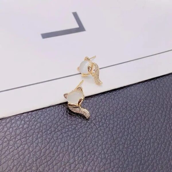 1476 Gold Plated Earrings - Image 4