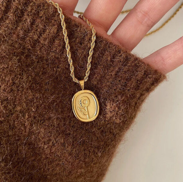 1481 Gold Plated Necklace - Image 4