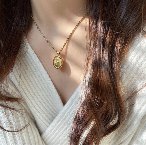 1481 Gold Plated Necklace - Image 6