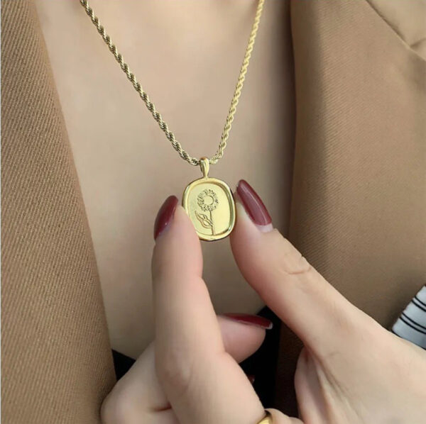 1481 Gold Plated Necklace - Image 8