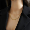 1497 Gold Plated Necklace & Bracelet