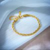 1497 Gold Plated Necklace & Bracelet