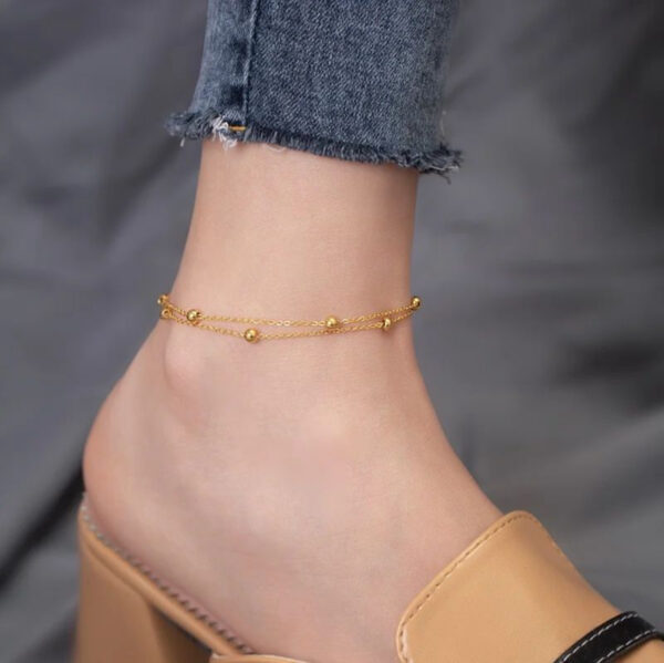 1495 Gold Plated Anklet