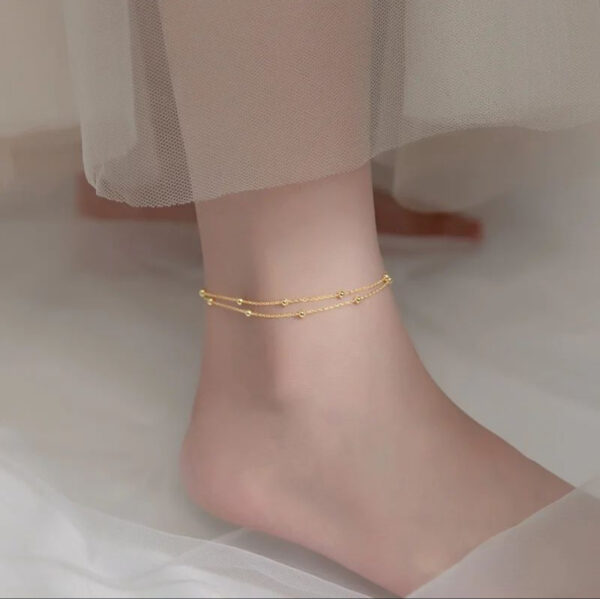 1495 Gold Plated Anklet - Image 2