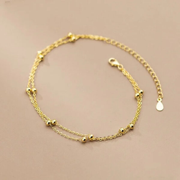 1495 Gold Plated Anklet - Image 5