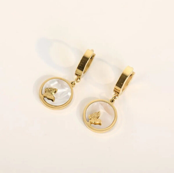 1492 Gold Plated Earrings - Image 4