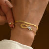 1487 Gold Plated Bracelet