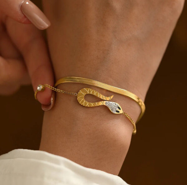 1487 Gold Plated Bracelet