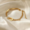 1487 Gold Plated Bracelet