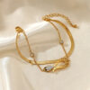 1487 Gold Plated Bracelet