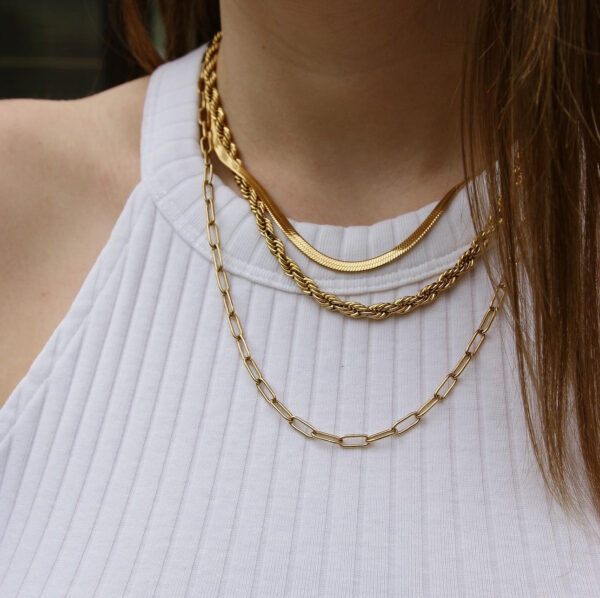 1484 Gold Plated Necklace - Image 2