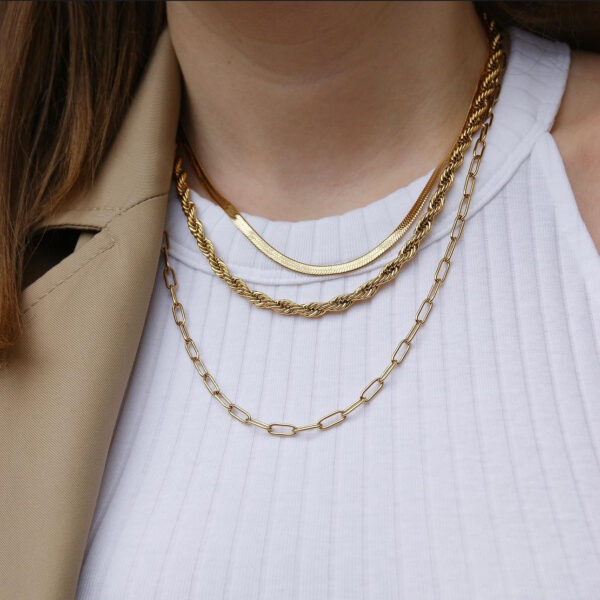 1484 Gold Plated Necklace - Image 4