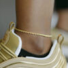 1496 Gold Plated Anklet