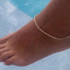 1496 Gold Plated Anklet