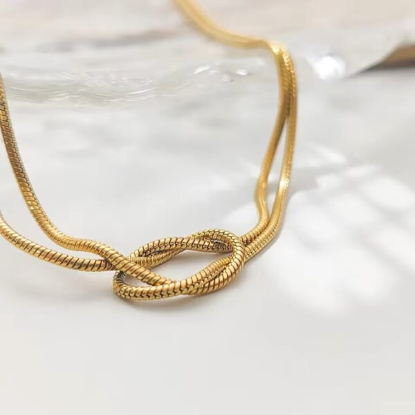 1498 Gold Plated Necklace - Image 5