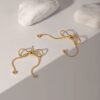 1504 Gold Plated Earrings