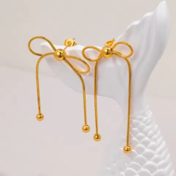 1504 Gold Plated Earrings - Image 5